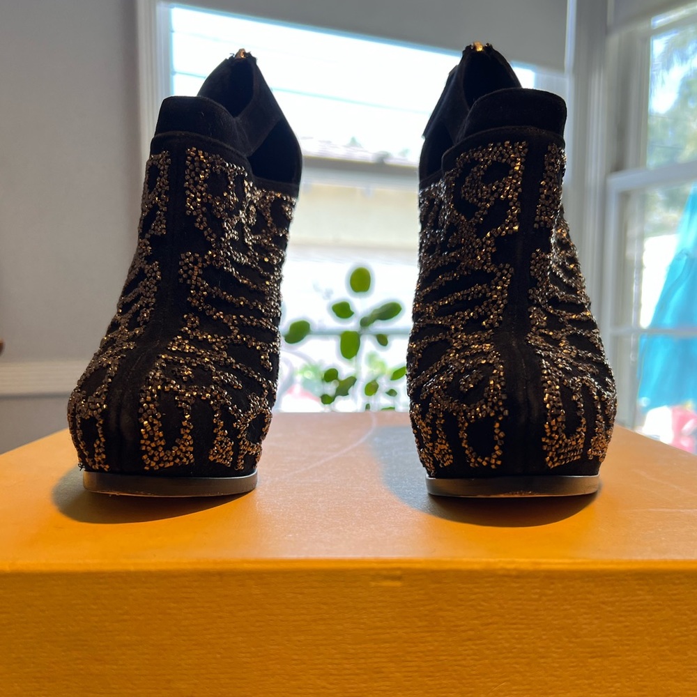 Fendi leopard beaded booties - Picture 2 of 11